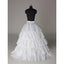 Fashion Wedding Petticoat Accessories 5 layers White Floor Length PDP9