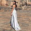Mermaid Spaghetti Straps Detachable Silver Prom Evening Dress with Appliques PDQ66