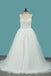 Sweetheart Tulle A Line Wedding Dresses With Applique Beads Sweep Train PDE75
