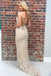 Sexy Mermaid Beading Long Prom Dress with Criss Back PDK84