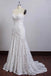 Charming Ivory Lace Mermaid Beach Wedding Dresses Sweetheart Boho Bridal Dresses PDN95