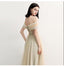 Charming Off the Shoulder A Line Tulle Long Prom Dresses With Beading PDG70