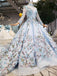 Stunning Light Blue Ball Gown Wedding Dresses, Quinceanera Dresses PDJ98