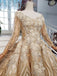 Stunning Ball Gown Long Sleeves Prom Dress, Pretty Quinceanera Dresses PDP64