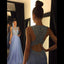 Lace Applique Beads Formal Long Chiffon A Line Prom Dresses PDG94