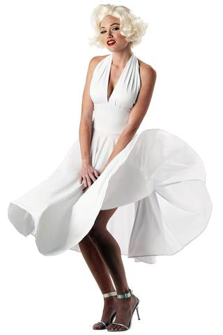 A Line Sexy White Halter Sleeveless Knee Length Homecoming Dress PDP63